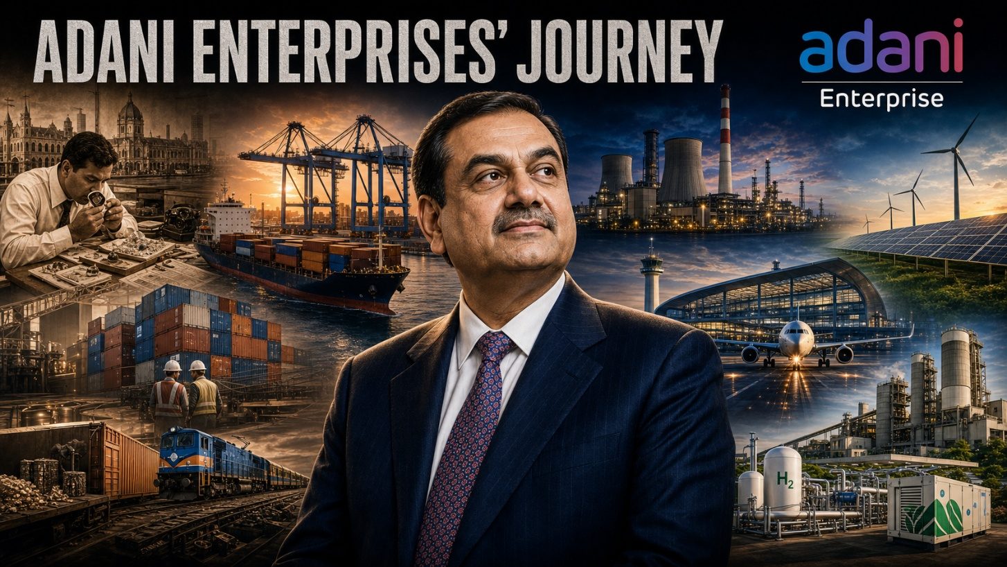 Adani Enterprises’ journey, Gautam Adani, Mundra Port, power, airports and renewables.