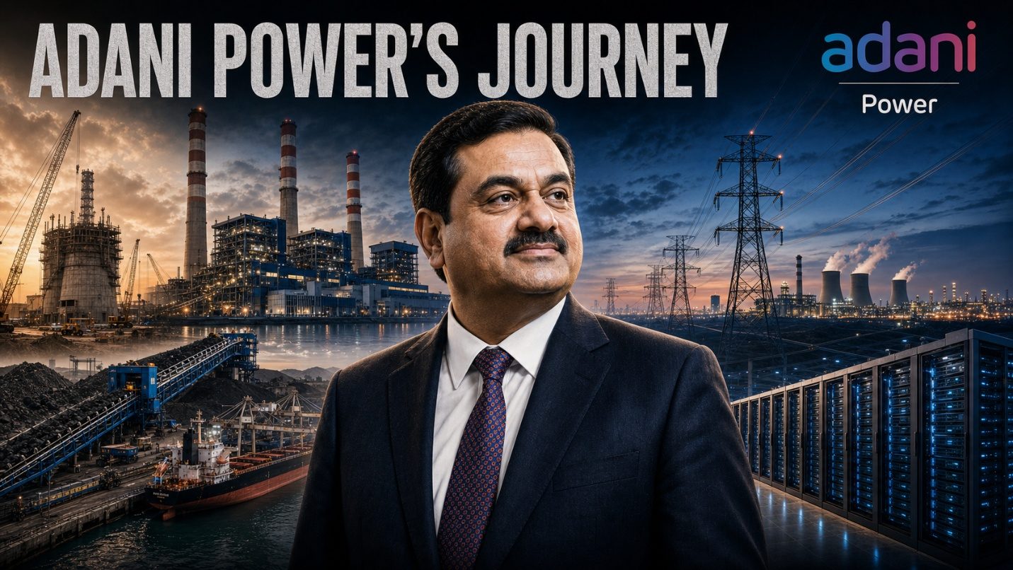 Adani Power’s journey, building thermal capacity by buying distressed assets at the bottom.