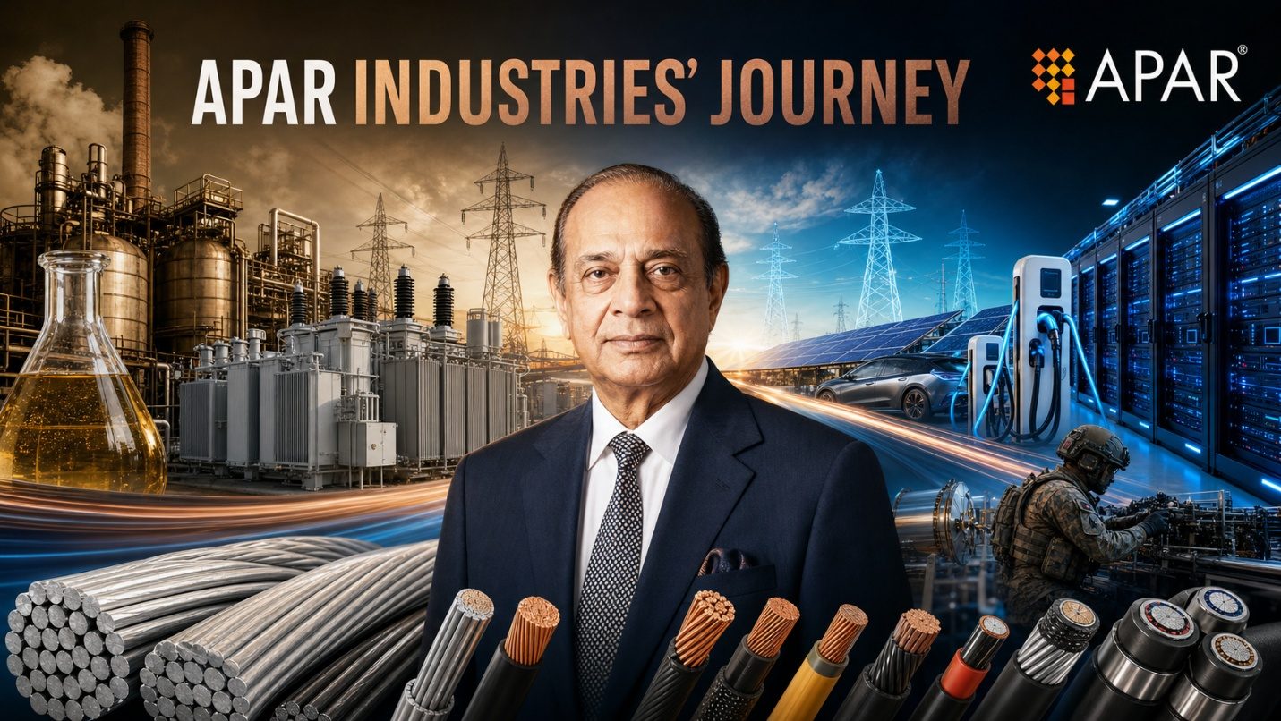 Apar Industries’ journey, transformer oil, conductors and cables for the grid super-cycle.