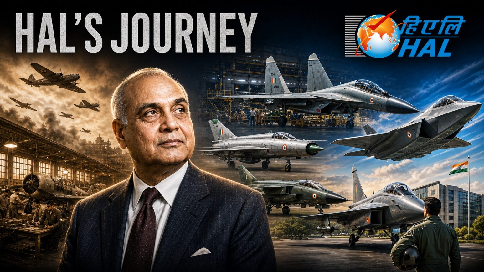 HAL’s journey, from licence-built jets to the indigenous Tejas and the AMCA stealth fighter.