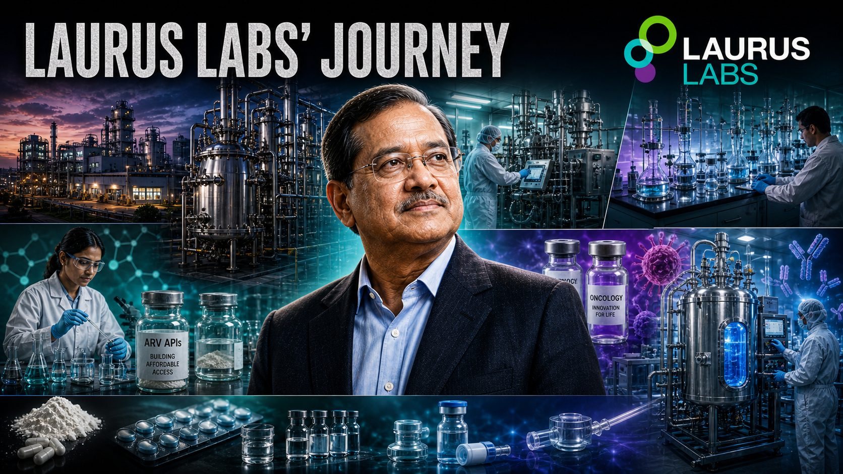 Laurus Labs’ journey, from HIV anti-retroviral APIs to CDMO and biologics.
