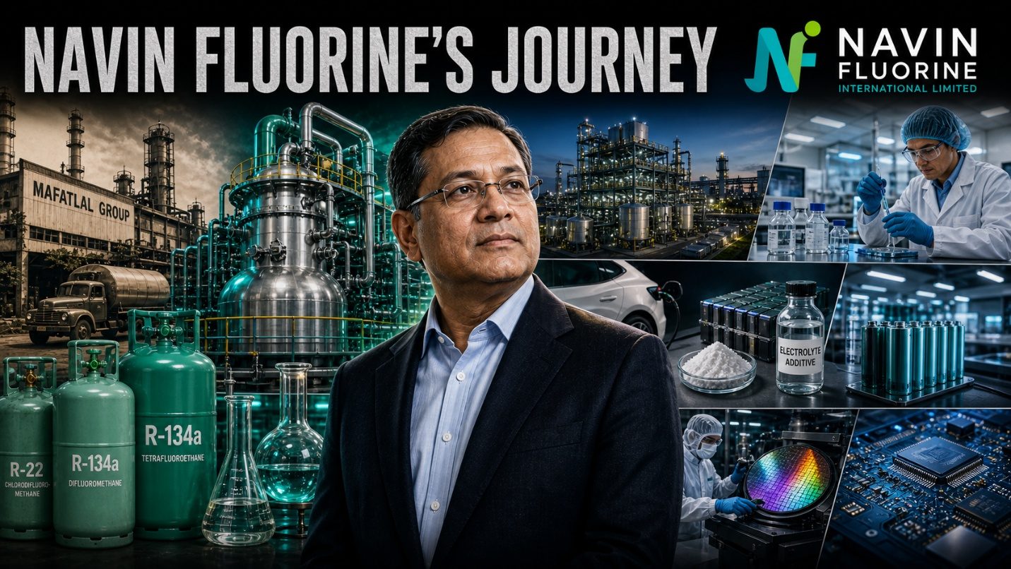 Navin Fluorine’s journey, from refrigerants to specialty and electronics-grade fluorine.