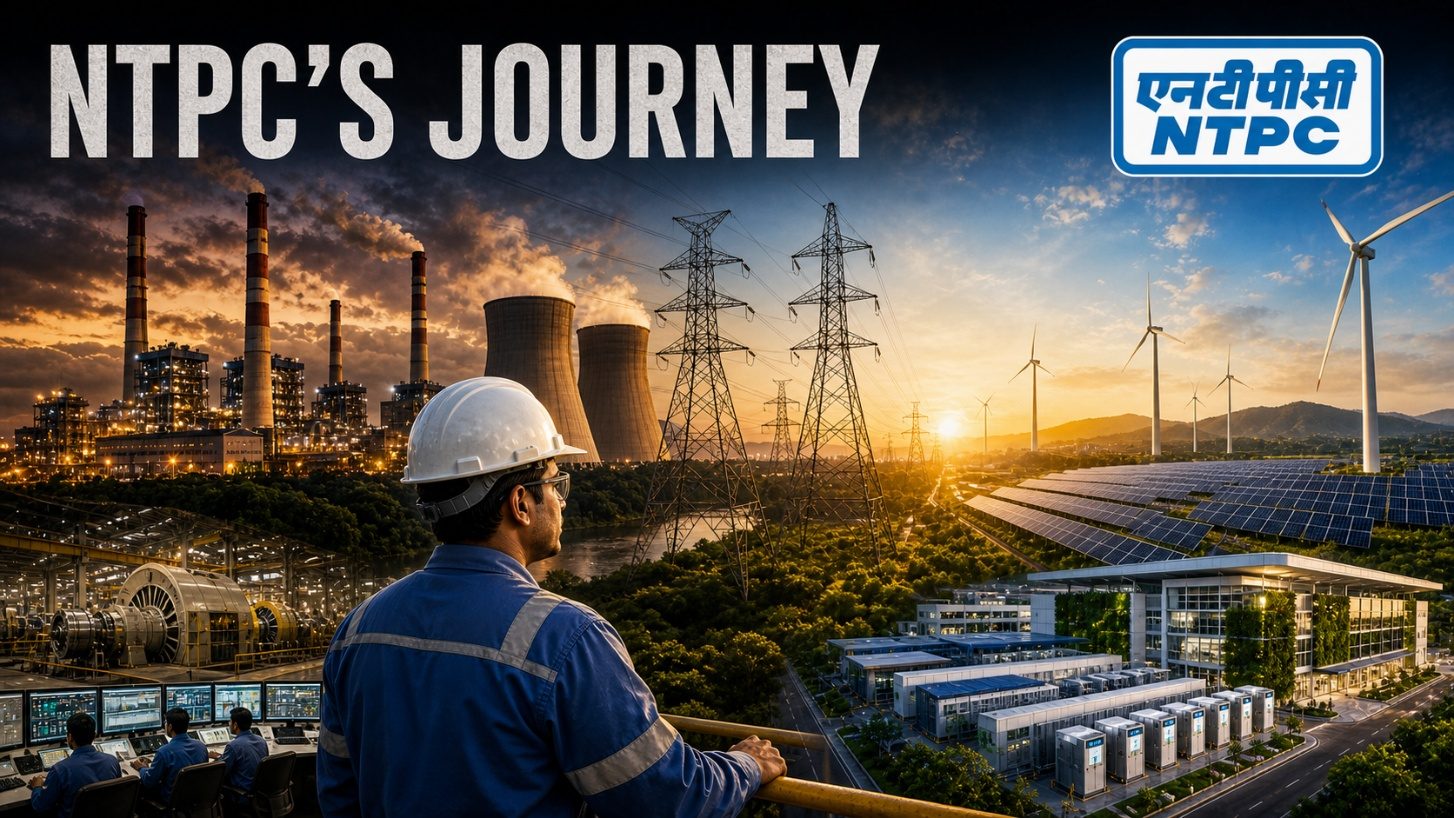 NTPC’s journey, from Singrauli’s coal plants to NTPC Green Energy’s solar build-out.