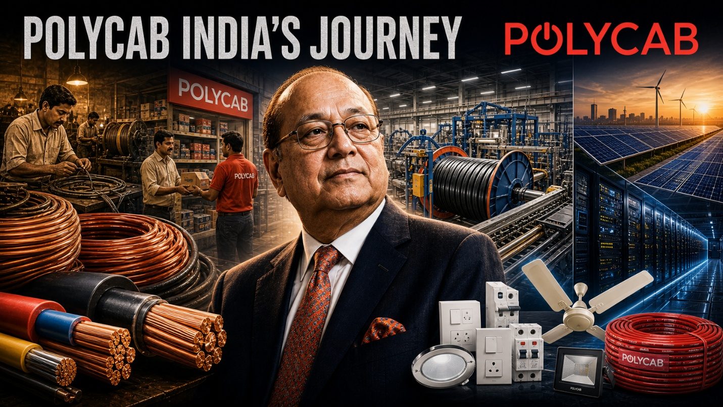 Polycab India’s journey, from a small wires maker to India’s largest cables company.
