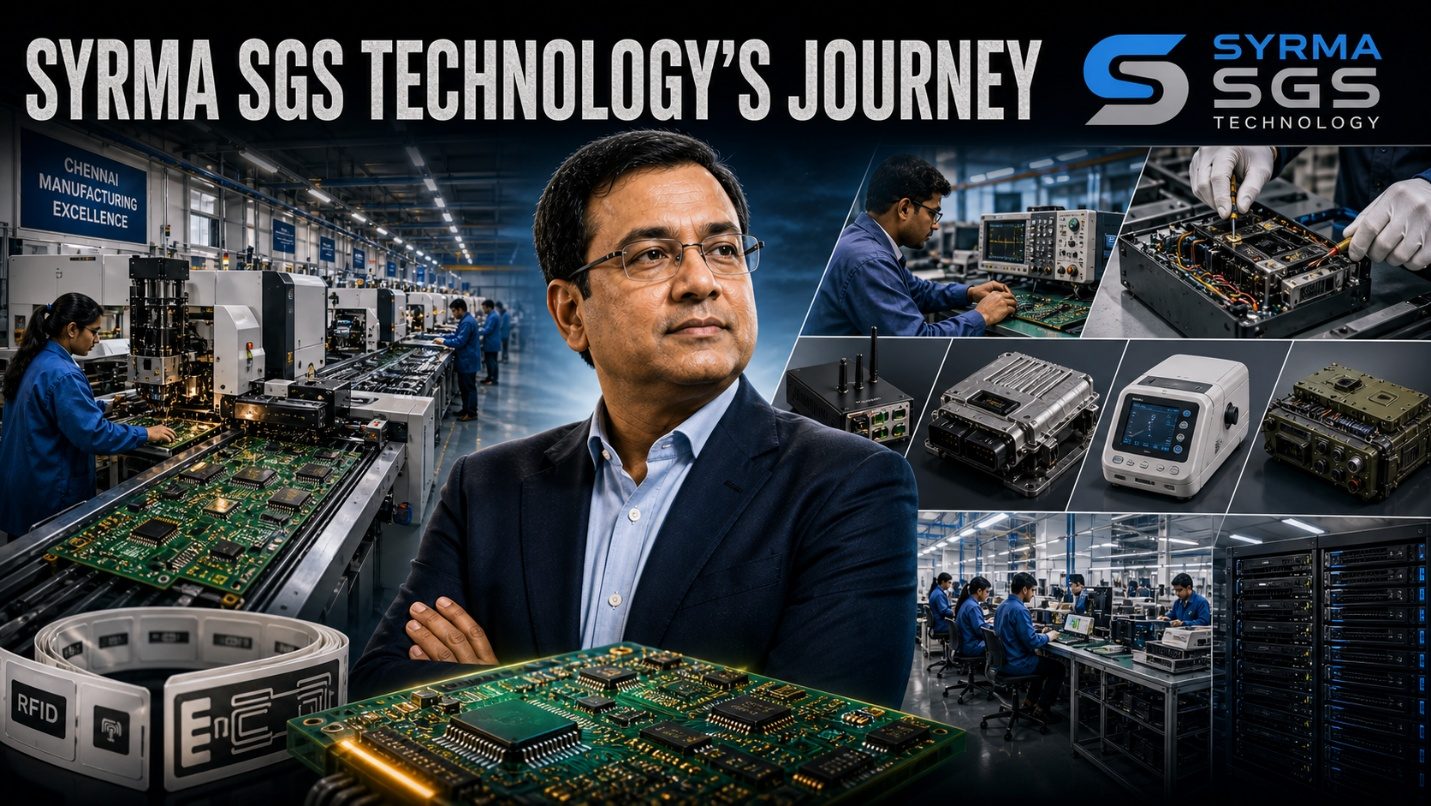 Syrma SGS Technology’s journey, a design-led EMS player across four verticals.