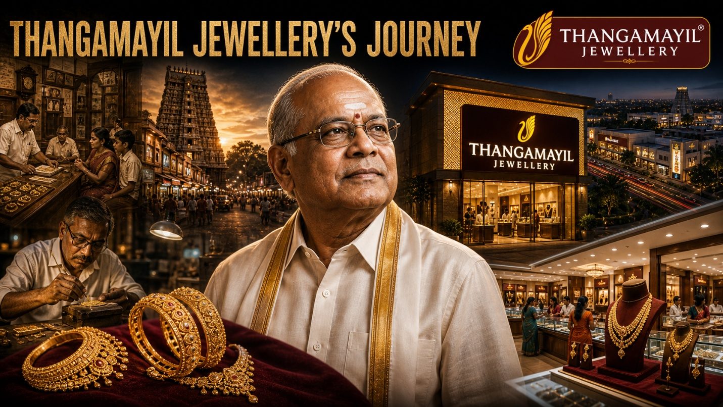 Thangamayil Jewellery’s journey, a Tamil Nadu gold franchise built store by store.