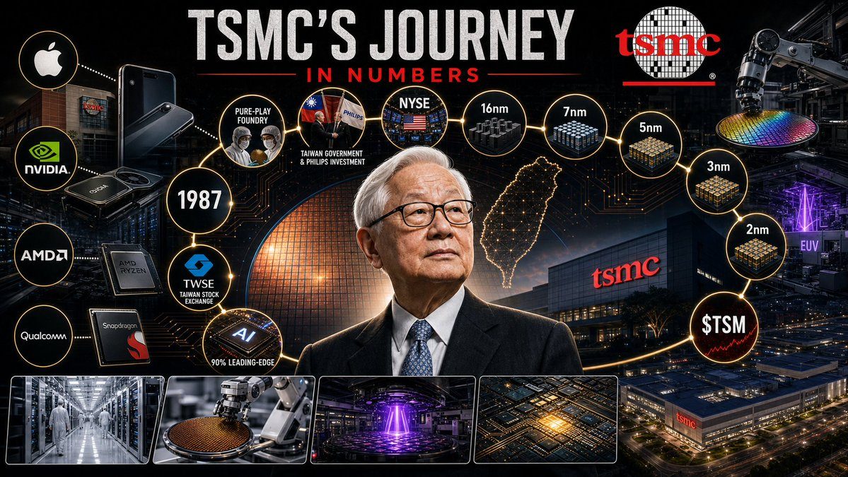 TSMC’s journey, Morris Chang and the pure-play foundry that makes the world’s most advanced chips.