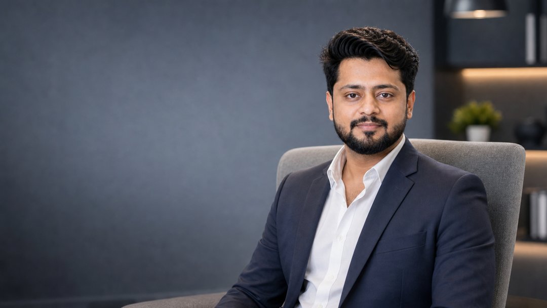 Harshal Dasani, Business Head at INVasset PMS & AIF, seated in office, Mumbai