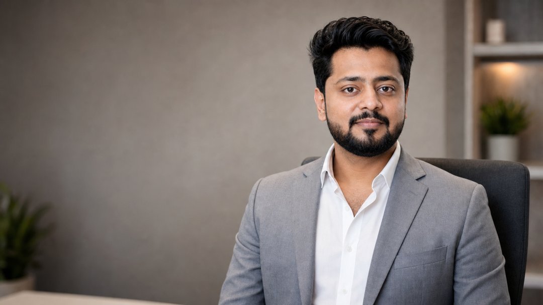 Harshal Dasani in a corporate office, INVasset PMS